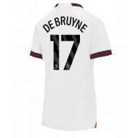Dámy Fotbalový dres Manchester City Kevin De Bruyne #17 2023-24 Venkovní Krátký Rukáv